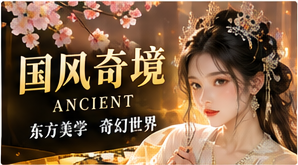 笔墨山河间，展开新的幻想主题画面